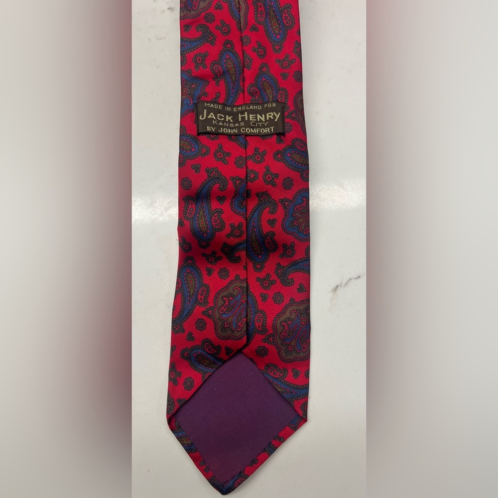 Jack Henry Made In England Silk Tie